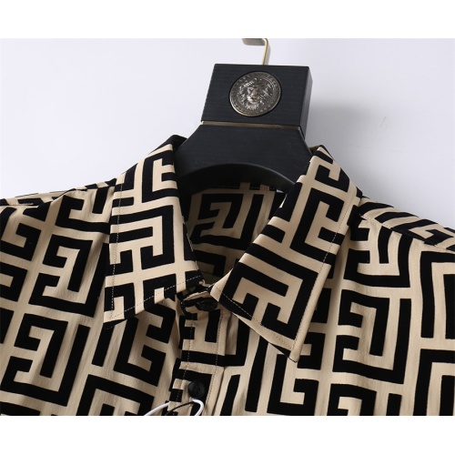 Replica Balmain Shirts Long Sleeved For Men #1200705 $48.00 USD for Wholesale
