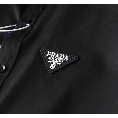 Replica Prada Shirts Long Sleeved For Men #1200722 $48.00 USD for Wholesale