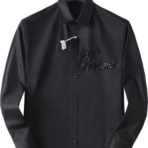 Versace Shirts Long Sleeved For Men #1200726 $48.00 USD, Wholesale Replica Versace Shirts