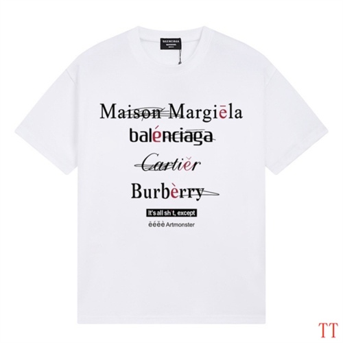 Balenciaga T-Shirts Short Sleeved For Men #1200746 $27.00 USD, Wholesale Replica Balenciaga T-Shirts