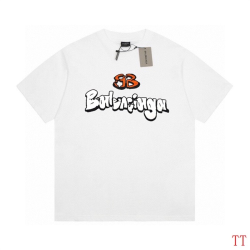 Balenciaga T-Shirts Short Sleeved For Men #1200770 $27.00 USD, Wholesale Replica Balenciaga T-Shirts