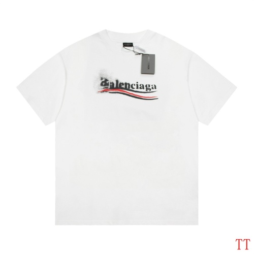 Balenciaga T-Shirts Short Sleeved For Men #1200772 $27.00 USD, Wholesale Replica Balenciaga T-Shirts