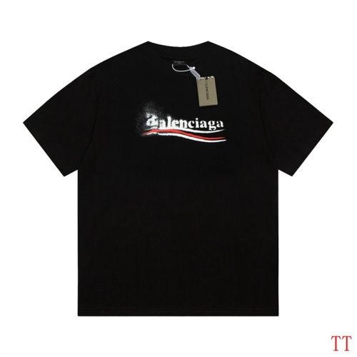 Balenciaga T-Shirts Short Sleeved For Men #1200773 $27.00 USD, Wholesale Replica Balenciaga T-Shirts