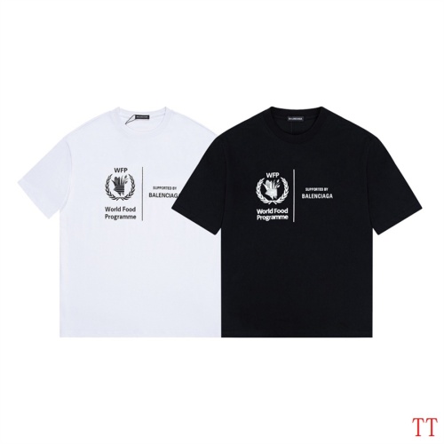 Replica Balenciaga T-Shirts Short Sleeved For Men #1200776 $27.00 USD for Wholesale