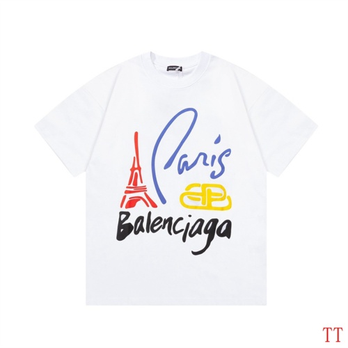 Balenciaga T-Shirts Short Sleeved For Men #1200786 $27.00 USD, Wholesale Replica Balenciaga T-Shirts