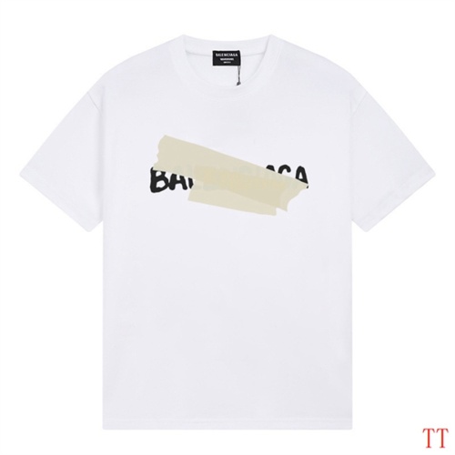 Balenciaga T-Shirts Short Sleeved For Men #1200795 $27.00 USD, Wholesale Replica Balenciaga T-Shirts