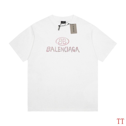 Balenciaga T-Shirts Short Sleeved For Men #1200800 $27.00 USD, Wholesale Replica Balenciaga T-Shirts