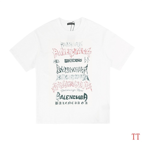 Balenciaga T-Shirts Short Sleeved For Men #1200810 $27.00 USD, Wholesale Replica Balenciaga T-Shirts