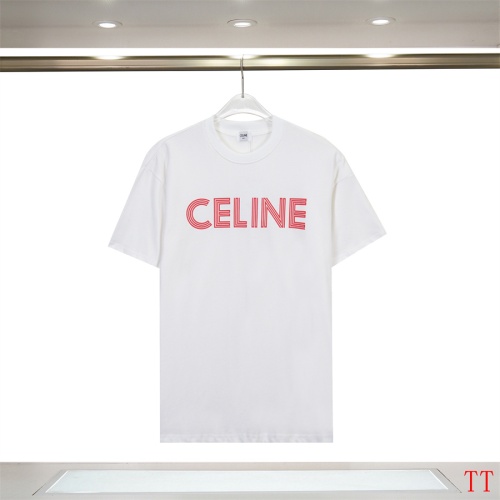 Celine T-Shirts Short Sleeved For Unisex #1200816 $32.00 USD, Wholesale Replica Celine T-Shirts
