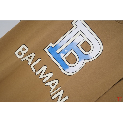 Replica Balmain T-Shirts Short Sleeved For Unisex #1200821 $32.00 USD for Wholesale