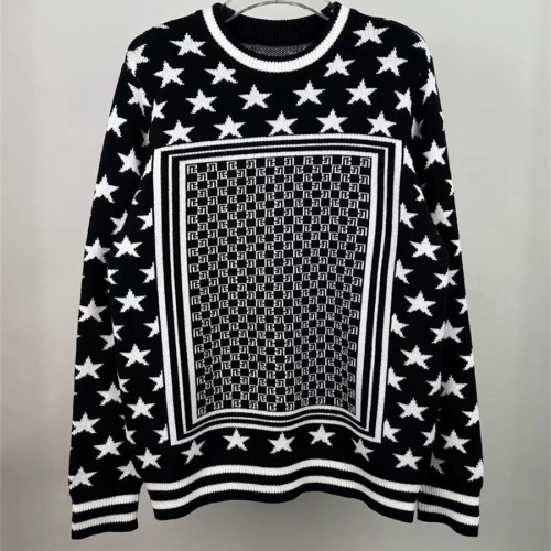 Balmain Sweaters Long Sleeved For Unisex #1200897 $52.00 USD, Wholesale Replica Balmain Sweaters