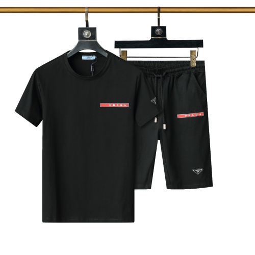 Prada Tracksuits Short Sleeved For Men #1200933 $45.00 USD, Wholesale Replica Prada Tracksuits
