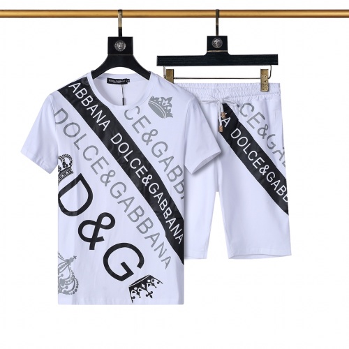 Dolce &amp; Gabbana D&amp;G Tracksuits Short Sleeved For Men #1200936 $45.00 USD, Wholesale Replica Dolce &amp; Gabbana D&amp;G Tracksuits