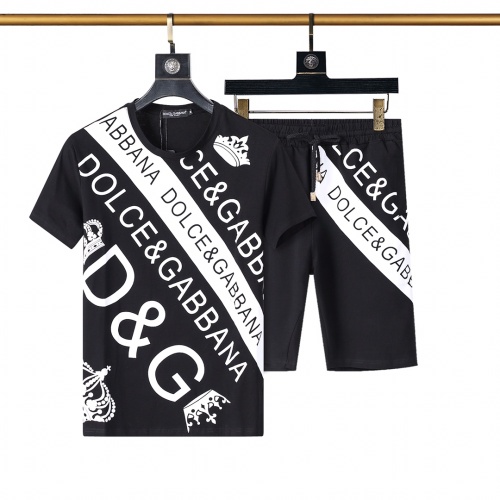 Dolce &amp; Gabbana D&amp;G Tracksuits Short Sleeved For Men #1200937 $45.00 USD, Wholesale Replica Dolce &amp; Gabbana D&amp;G Tracksuits