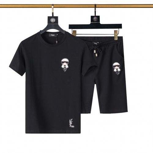 Fendi Tracksuits Short Sleeved For Men #1200939 $45.00 USD, Wholesale Replica Fendi Tracksuits