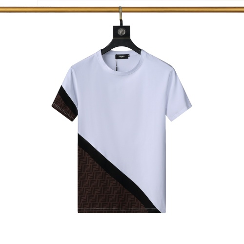 Replica Fendi Tracksuits Short Sleeved For Men #1200940 $45.00 USD for Wholesale