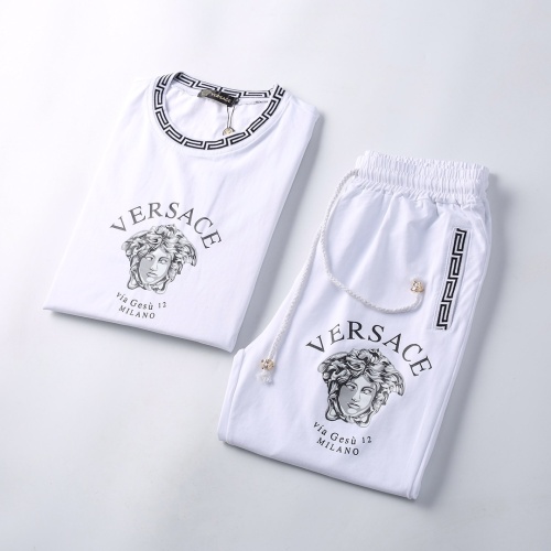 Replica Versace Tracksuits Short Sleeved For Men #1200944 $45.00 USD for Wholesale