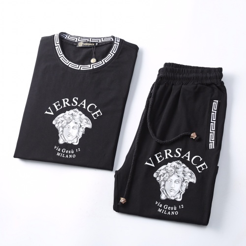 Replica Versace Tracksuits Short Sleeved For Men #1200945 $45.00 USD for Wholesale