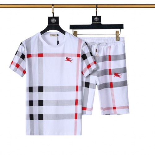 Burberry Tracksuits Short Sleeved For Men #1200969 $45.00 USD, Wholesale Replica Burberry Tracksuits