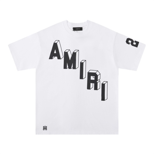Amiri T-Shirts Short Sleeved For Unisex #1200991 $27.00 USD, Wholesale Replica Amiri T-Shirts