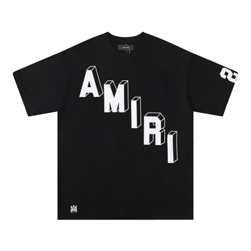Amiri T-Shirts Short Sleeved For Unisex #1200992 $27.00 USD, Wholesale Replica Amiri T-Shirts