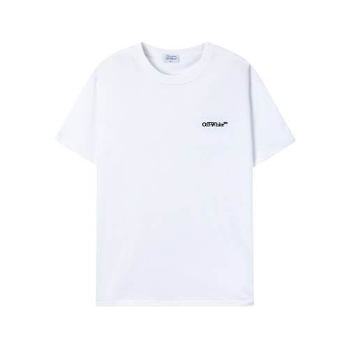 Replica Off-White T-Shirts Short Sleeved For Unisex #1201007 $32.00 USD for Wholesale