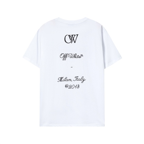 Off-White T-Shirts Short Sleeved For Unisex #1201052 $29.00 USD, Wholesale Replica Off-White T-Shirts