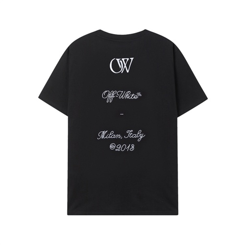 Off-White T-Shirts Short Sleeved For Unisex #1201053 $29.00 USD, Wholesale Replica Off-White T-Shirts