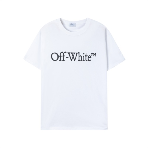 Off-White T-Shirts Short Sleeved For Unisex #1201055 $29.00 USD, Wholesale Replica Off-White T-Shirts
