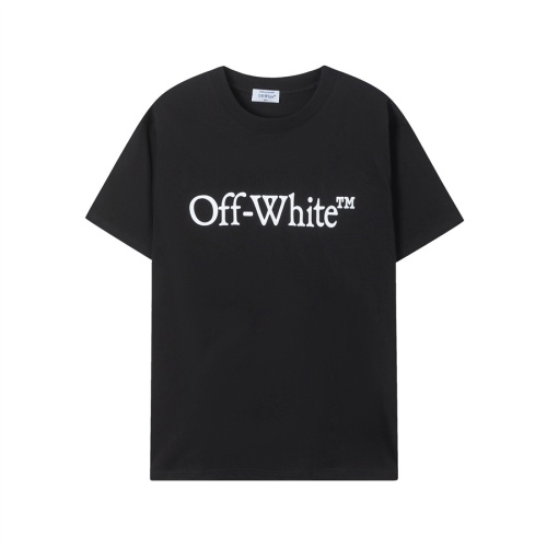 Off-White T-Shirts Short Sleeved For Unisex #1201056 $29.00 USD, Wholesale Replica Off-White T-Shirts
