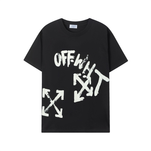 Off-White T-Shirts Short Sleeved For Unisex #1201058 $29.00 USD, Wholesale Replica Off-White T-Shirts