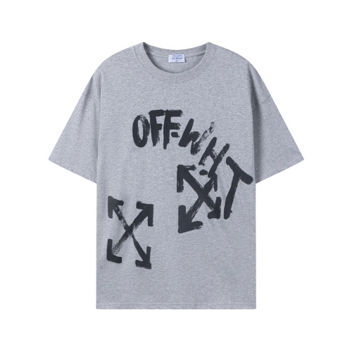 Off-White T-Shirts Short Sleeved For Unisex #1201059 $29.00 USD, Wholesale Replica Off-White T-Shirts