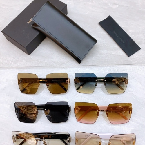 Replica Yves Saint Laurent YSL AAA Quality Sunglasses #1201110 $60.00 USD for Wholesale