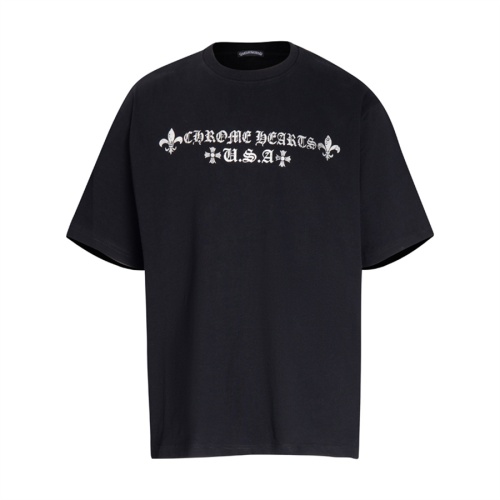 Replica Chrome Hearts T-Shirts Short Sleeved For Unisex #1201205 $29.00 USD for Wholesale