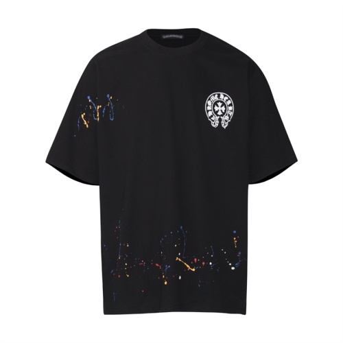 Chrome Hearts T-Shirts Short Sleeved For Unisex #1201227 $34.00 USD, Wholesale Replica Chrome Hearts T-Shirts