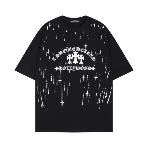 Chrome Hearts T-Shirts Short Sleeved For Unisex #1201238 $34.00 USD, Wholesale Replica Chrome Hearts T-Shirts