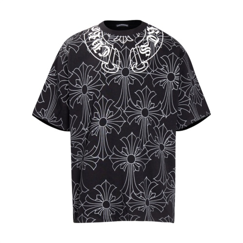 Chrome Hearts T-Shirts Short Sleeved For Unisex #1201240 $32.00 USD, Wholesale Replica Chrome Hearts T-Shirts