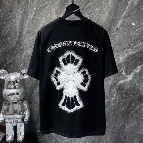 Replica Chrome Hearts T-Shirts Short Sleeved For Unisex #1201245 $36.00 USD for Wholesale