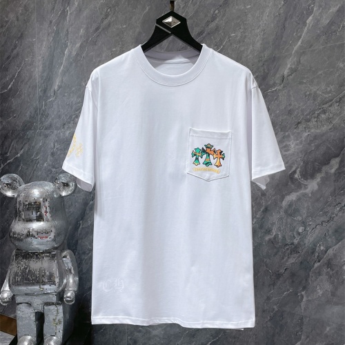 Replica Chrome Hearts T-Shirts Short Sleeved For Unisex #1201270 $34.00 USD for Wholesale