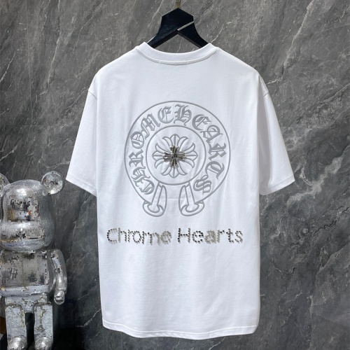 Chrome Hearts T-Shirts Short Sleeved For Unisex #1201274 $42.00 USD, Wholesale Replica Chrome Hearts T-Shirts