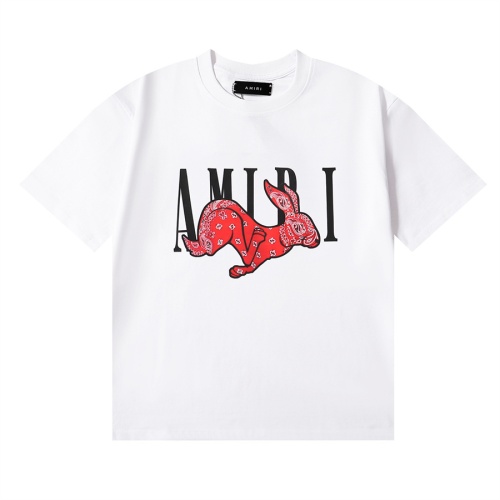 Amiri T-Shirts Short Sleeved For Unisex #1201343 $32.00 USD, Wholesale Replica Amiri T-Shirts