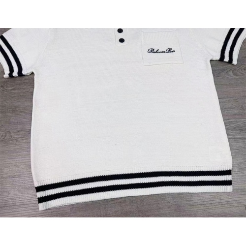 Replica Balmain T-Shirts Short Sleeved For Unisex #1201360 $48.00 USD for Wholesale