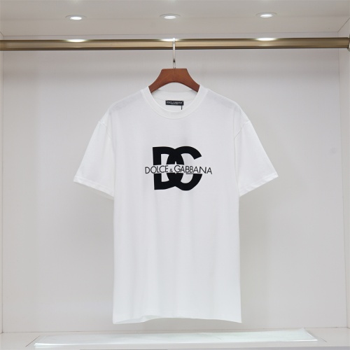 Dolce &amp; Gabbana D&amp;G T-Shirts Short Sleeved For Unisex #1201372 $32.00 USD, Wholesale Replica Dolce &amp; Gabbana D&amp;G T-Shirts