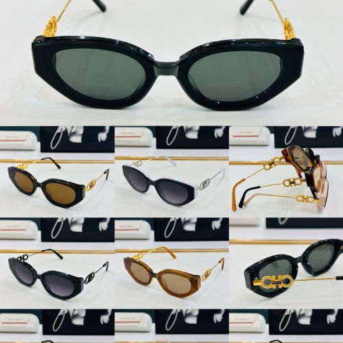 Replica Salvatore Ferragamo AAA Quality Sunglasses #1201373 $60.00 USD for Wholesale
