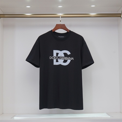 Dolce &amp; Gabbana D&amp;G T-Shirts Short Sleeved For Unisex #1201379 $32.00 USD, Wholesale Replica Dolce &amp; Gabbana D&amp;G T-Shirts