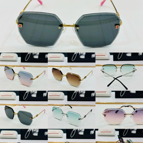 Replica Salvatore Ferragamo AAA Quality Sunglasses #1201387 $56.00 USD for Wholesale