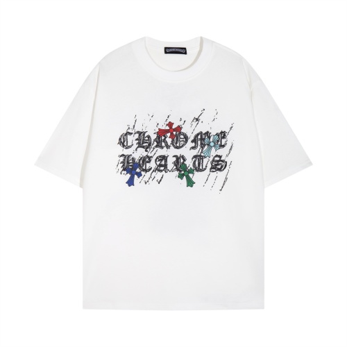 Chrome Hearts T-Shirts Short Sleeved For Unisex #1201544 $45.00 USD, Wholesale Replica Chrome Hearts T-Shirts