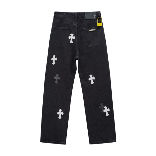 Replica Chrome Hearts Jeans For Men #1201557 $76.00 USD for Wholesale