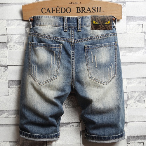 Replica Fendi Jeans For Men #1201568 $40.00 USD for Wholesale