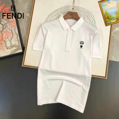 Fendi T-Shirts Short Sleeved For Men #1201606 $29.00 USD, Wholesale Replica Fendi T-Shirts